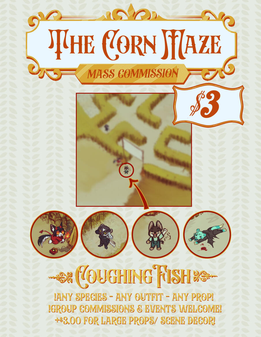 THE CORN MAZE (TECHNICALLY A COMMISSION) THE CORN MAZE (TECHNICALLY A COMMISSION)