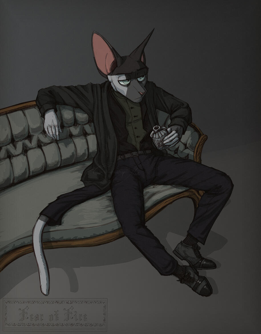 Sabastian Whynyard ( FULLBODY - SIMPLE BACKGROUND) - Fear of Fire